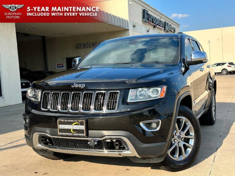 2014 Jeep Grand Cherokee for sale at European Motors Inc in Plano TX