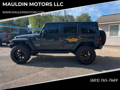 2017 Jeep Wrangler Unlimited for sale at MAULDIN MOTORS LLC in Sumrall MS