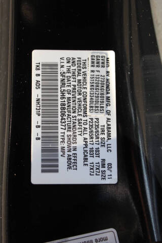 2011 Honda Odyssey EX-L