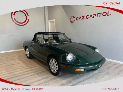 1992 Alfa Romeo Spider for sale at Car Capitol in El Paso TX