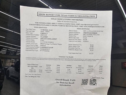 2014 Porsche Cayenne S Hybrid