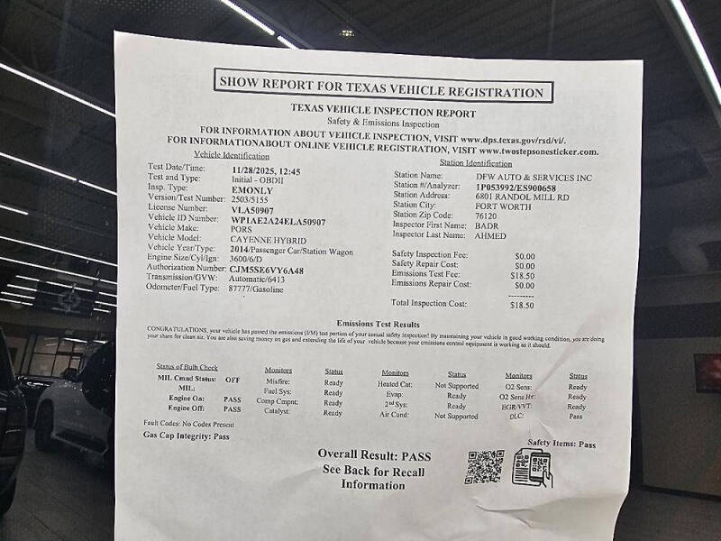 2014 Porsche Cayenne S Hybrid