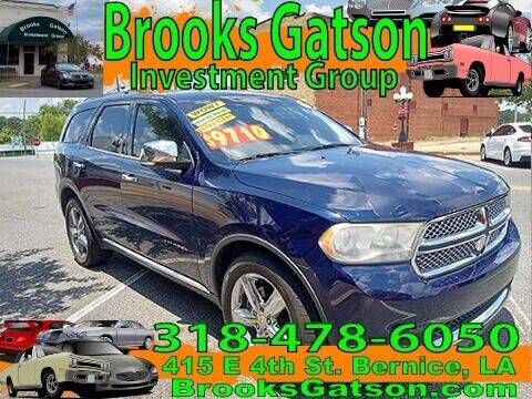 2013 Dodge Durango for sale at Brooks Gatson Investment Group in Bernice LA