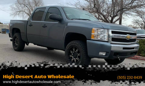 2011 Chevrolet Silverado 1500 for sale at High Desert Auto Wholesale in Albuquerque NM