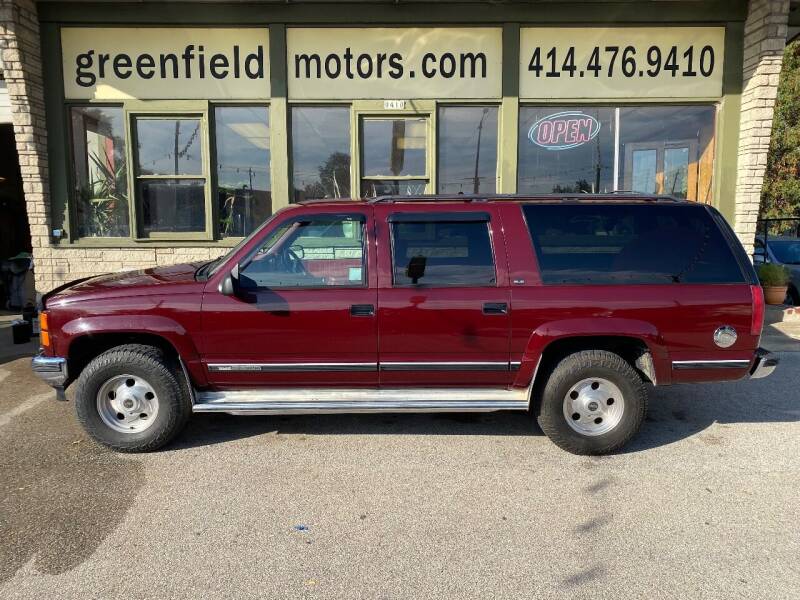 1994 GMC Suburban for sale at GREENFIELD MOTORS in Milwaukee WI
