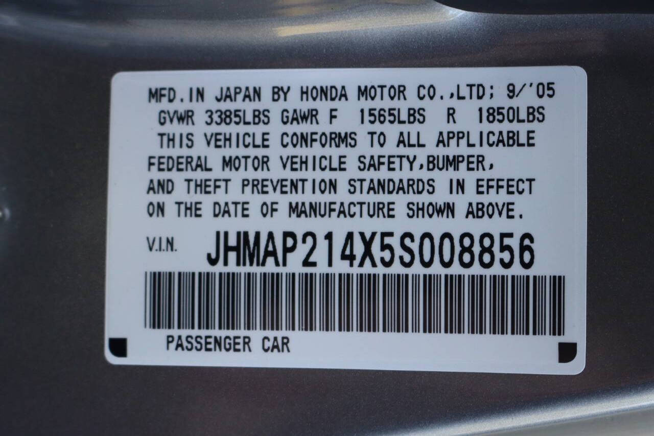 Silver 2005 Honda S2000 Base Convertible 2dr Convertible 30