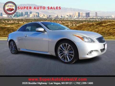 2013 Infiniti G37 Convertible for sale at Super Auto Sales in Las Vegas NV