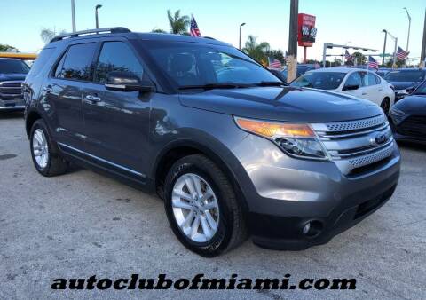 2013 Ford Explorer for sale at AUTO CLUB OF MIAMI, INC in Miami FL