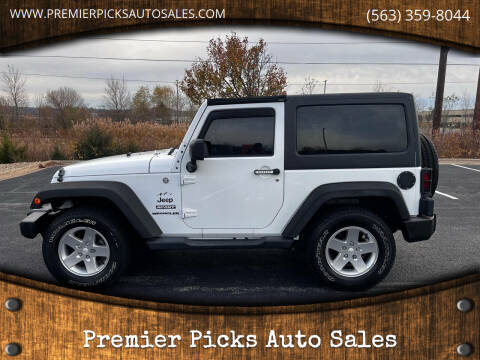 2012 Jeep Wrangler for sale at Premier Picks Auto Sales in Bettendorf IA