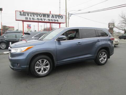 2014 Toyota Highlander for sale at Levittown Auto in Levittown PA