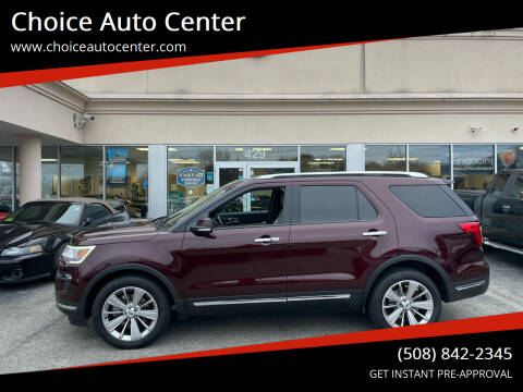 2018 Ford Explorer for sale at Choice Auto Center in Shrewsbury MA