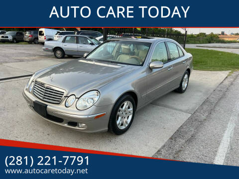 2005 Mercedes-Benz E-Class for sale at AUTO CARE TODAY in Spring TX