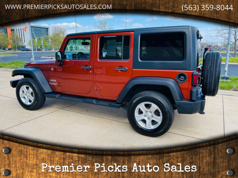 2014 Jeep Wrangler Unlimited for sale at Premier Picks Auto Sales in Bettendorf IA
