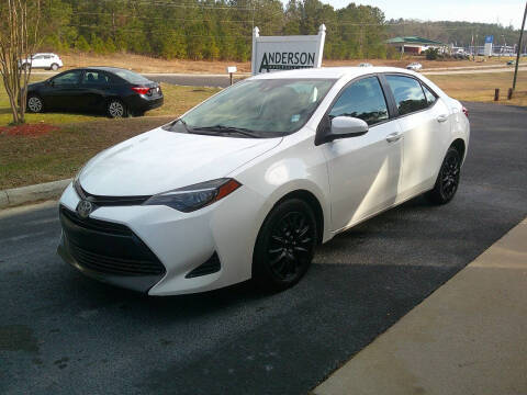 2018 Toyota Corolla for sale at Anderson Wholesale Auto llc in Warrenville SC