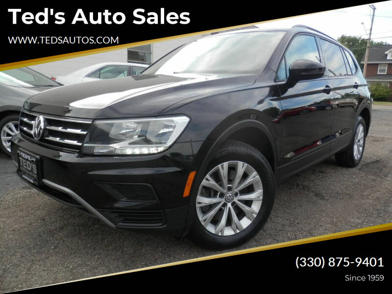 2018 Volkswagen Tiguan for sale at Ted's Auto Sales in Louisville OH