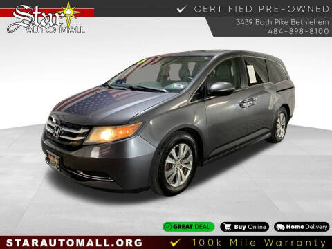2015 Honda Odyssey for sale at STAR AUTO MALL 512 in Bethlehem PA