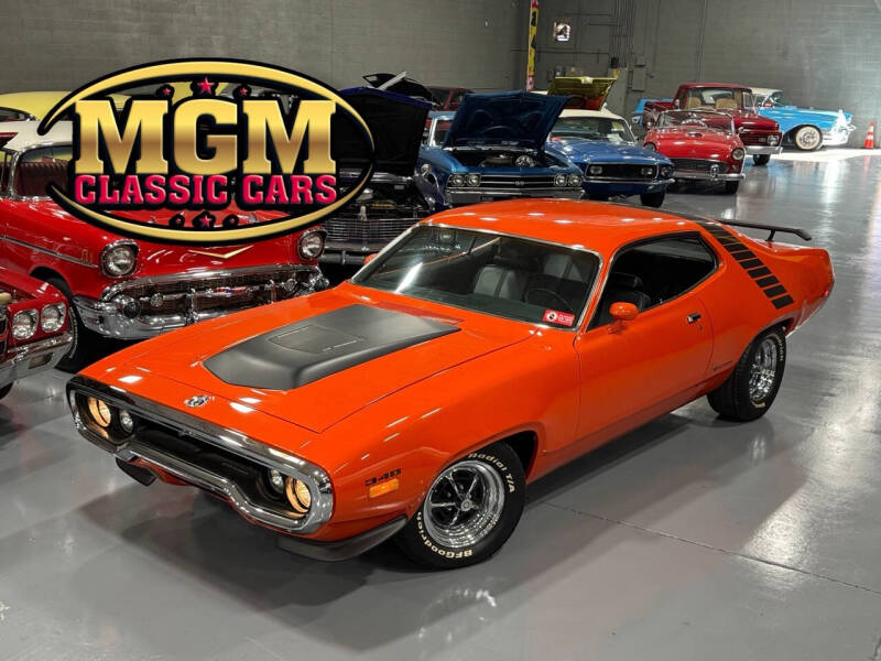 1972 Plymouth Roadrunner for sale at MGM CLASSIC CARS in Addison IL