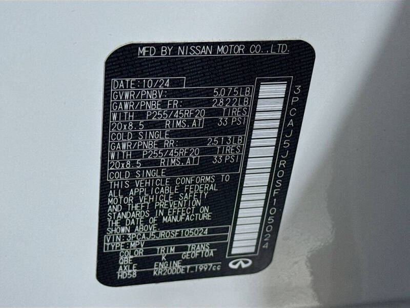 2025 Infiniti QX55 Luxe