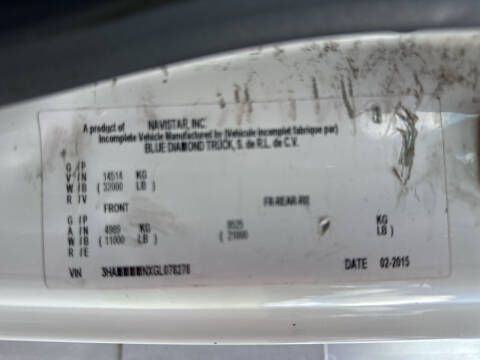 2016 International DuraStar 4300