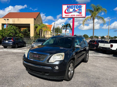 2012 GMC Acadia for sale at Motor Car Concepts II in Orlando FL