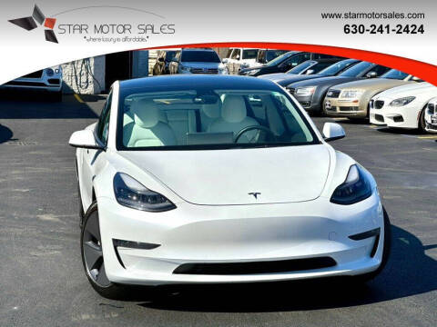 2022 Tesla Model 3 for sale at Star Motor Sales in Downers Grove IL