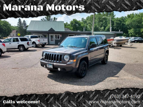 2016 Jeep Patriot for sale at Marana Motors in Princeton MN