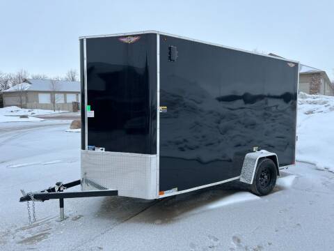 2023 H&H V-Nose 6x12 3k Trailer #1755 for sale at Prairie Wind Trailers, LLC in Harrisburg SD