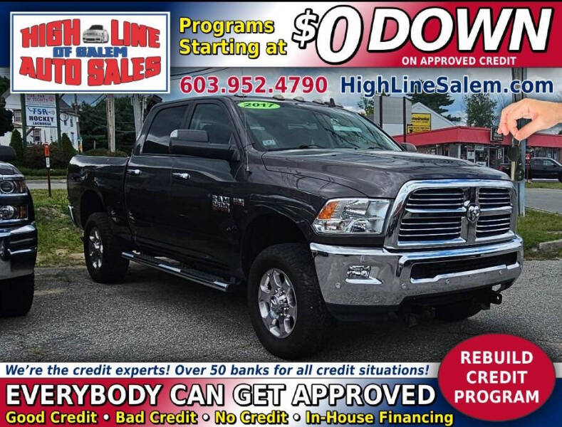 2017 RAM 2500 for sale at High Line Auto Sales of Salem in Salem NH