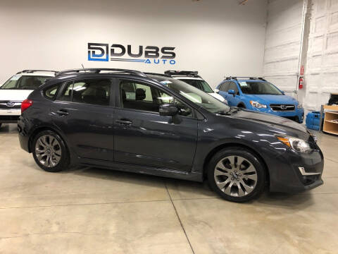 2015 Subaru Impreza for sale at DUBS AUTO LLC in Clearfield UT