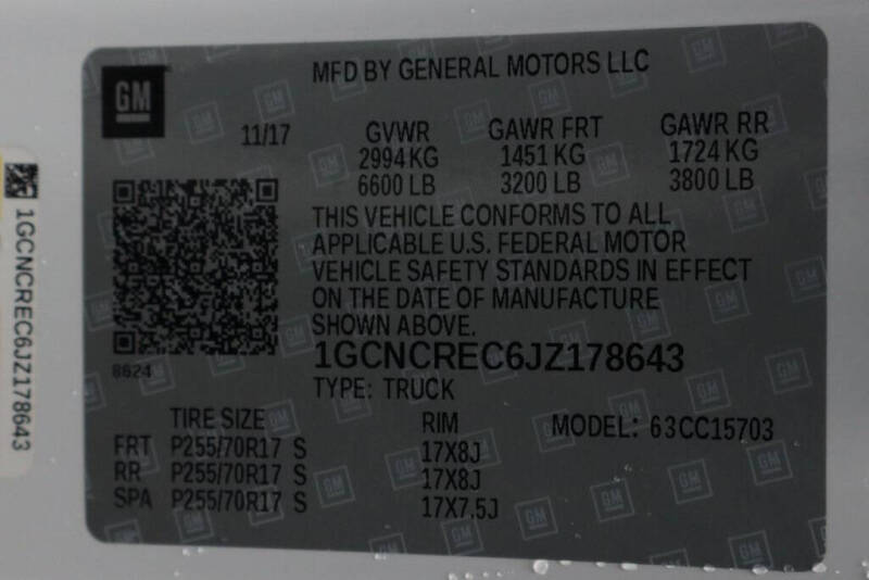 2018 Chevrolet Silverado 1500