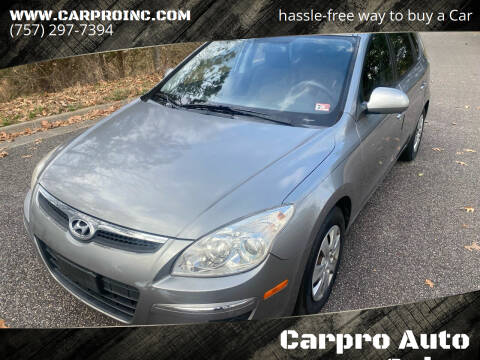 2012 Hyundai Elantra Touring for sale at Carpro Auto Sales in Chesapeake VA