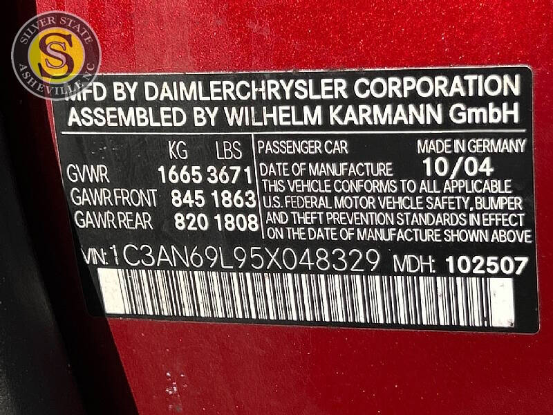 2005 Chrysler Crossfire Limited