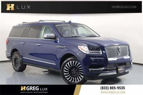 2019 Lincoln Navigator L for sale at HGREG LUX EXCLUSIVE MOTORCARS in Pompano Beach FL