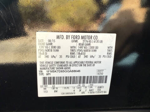 2016 Ford Explorer XLT