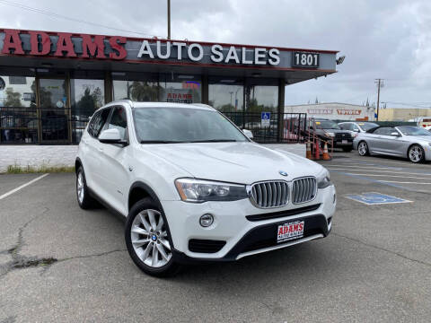 2016 BMW X3 for sale at Adams Auto Sales CA in Sacramento CA