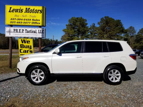 2012 Toyota Highlander for sale at Lewis Motors LLC in Deridder LA