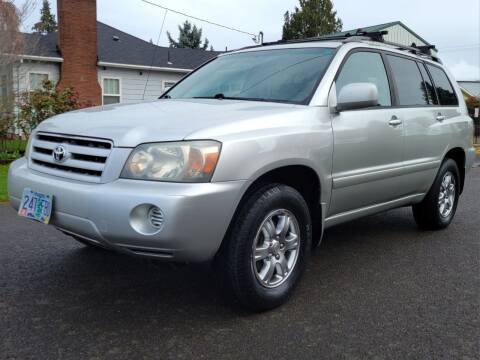 2004 Toyota Highlander for sale at Select Cars & Trucks Inc in Hubbard OR