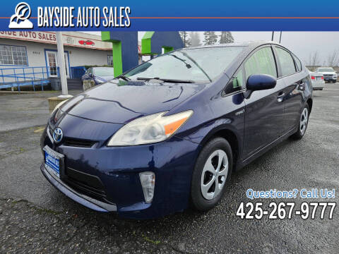 2013 Toyota Prius for sale at BAYSIDE AUTO SALES in Everett WA