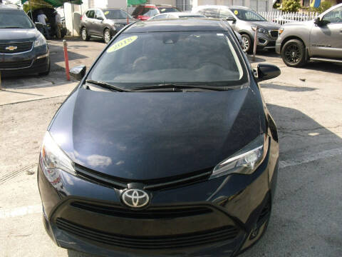 2018 Toyota Corolla for sale at SUPERAUTO AUTO SALES INC in Hialeah FL