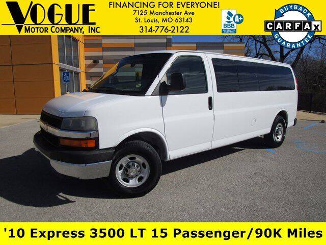 2010 Chevrolet Express for sale at Vogue Motor Company Inc in Saint Louis MO