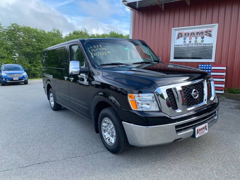 2019 Nissan NV Passenger for sale at Adams Automotive in Hermon ME