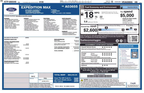 2027 Ford Expedition MAX Platinum