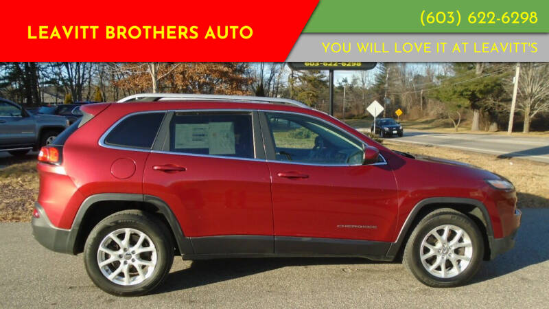 2014 Jeep Cherokee for sale at Leavitt Brothers Auto in Hooksett NH