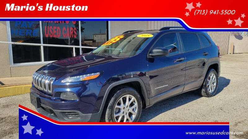 2015 Jeep Cherokee for sale at Mario's Houston in Houston TX