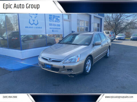 2007 Honda Accord for sale at Epic Auto Group in Pemberton NJ