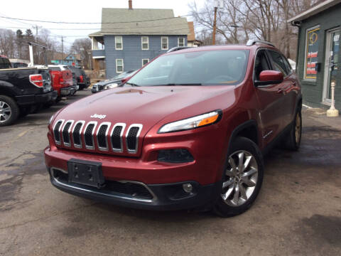 2016 Jeep Cherokee for sale at Connecticut Auto Wholesalers in Torrington CT