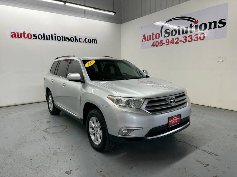 2013 Toyota Highlander for sale at Auto Solutions in Warr Acres OK