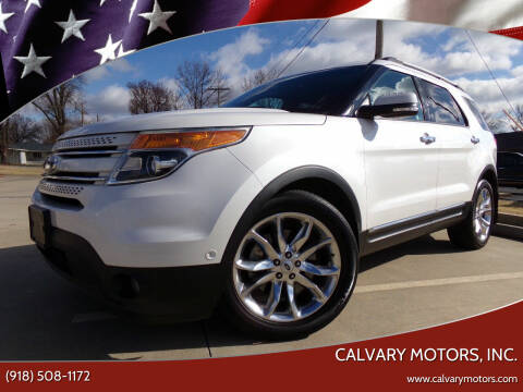 2015 Ford Explorer for sale at Calvary Motors, Inc. in Bixby OK