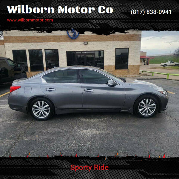 2017 Infiniti Q50 for sale at Wilborn Motor Co in Fort Worth TX