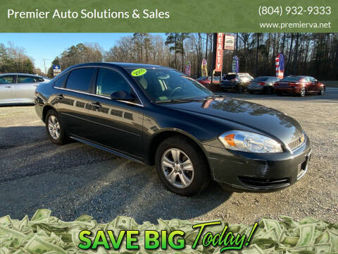2015 Chevrolet Impala Limited for sale at Premier Auto Solutions & Sales in Quinton VA